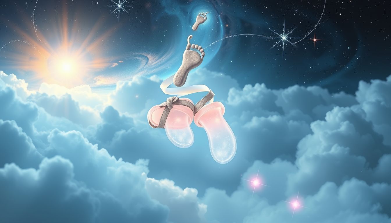 Neue Sandalen symbolisieren oft Neuanfänge und persönliche Entwicklung.