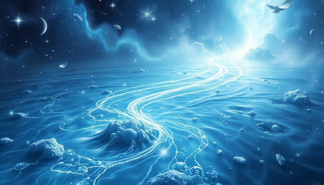 Ein sauberer Traum-Gosse symbolisiert Neuanfang und innere Reinigung.