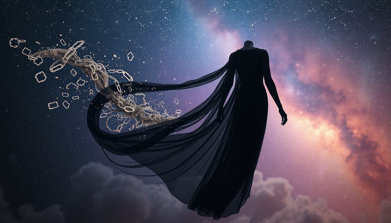 Einen Frack verkaufen symbolisiert das Loslassen alter Verpflichtungen im Traum.