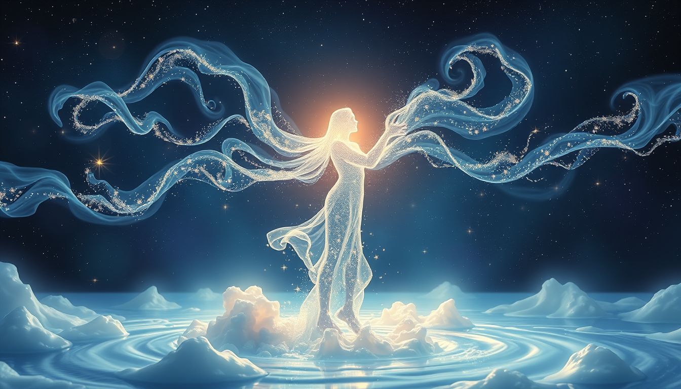 Im Traum Wasser zu schmeißen symbolisiert emotionale Reinigung und Befreiung.