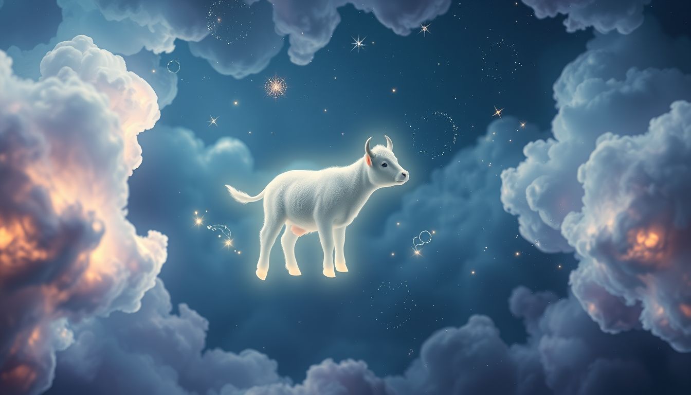 Ein kleiner Ochse im Traum symbolisiert neues Wachstum und Chancen.