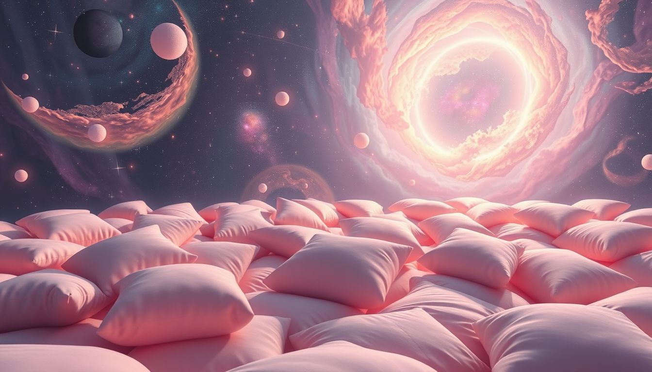 Viele Keilkissen im Traum symbolisieren innere Vielfalt und Stabilität.