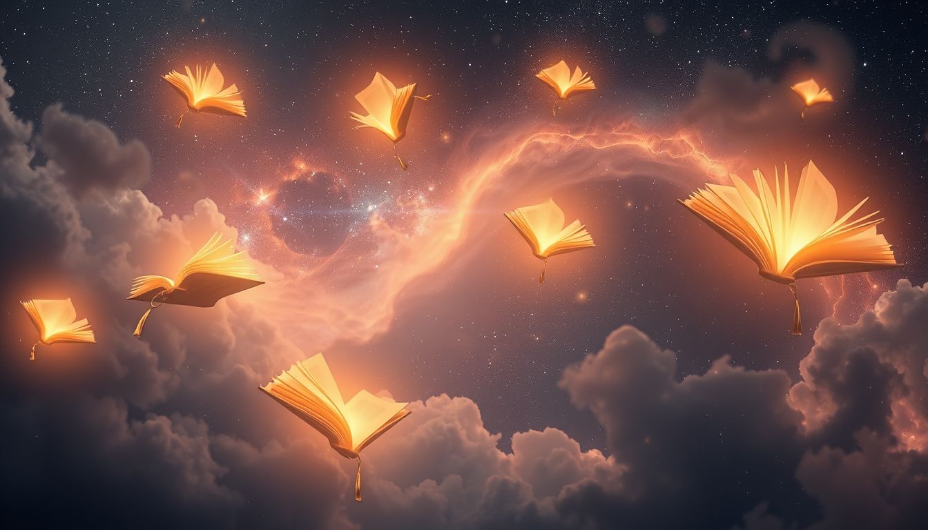 Das Träumen vom Bücherwerfen symbolisiert oft Wissensüberforderung.