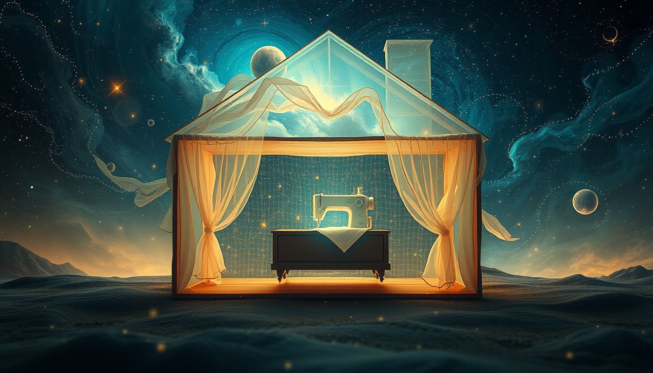 Ein fremdes Nähkasten-Traum symbolisiert unbekannte kreative Möglichkeiten.