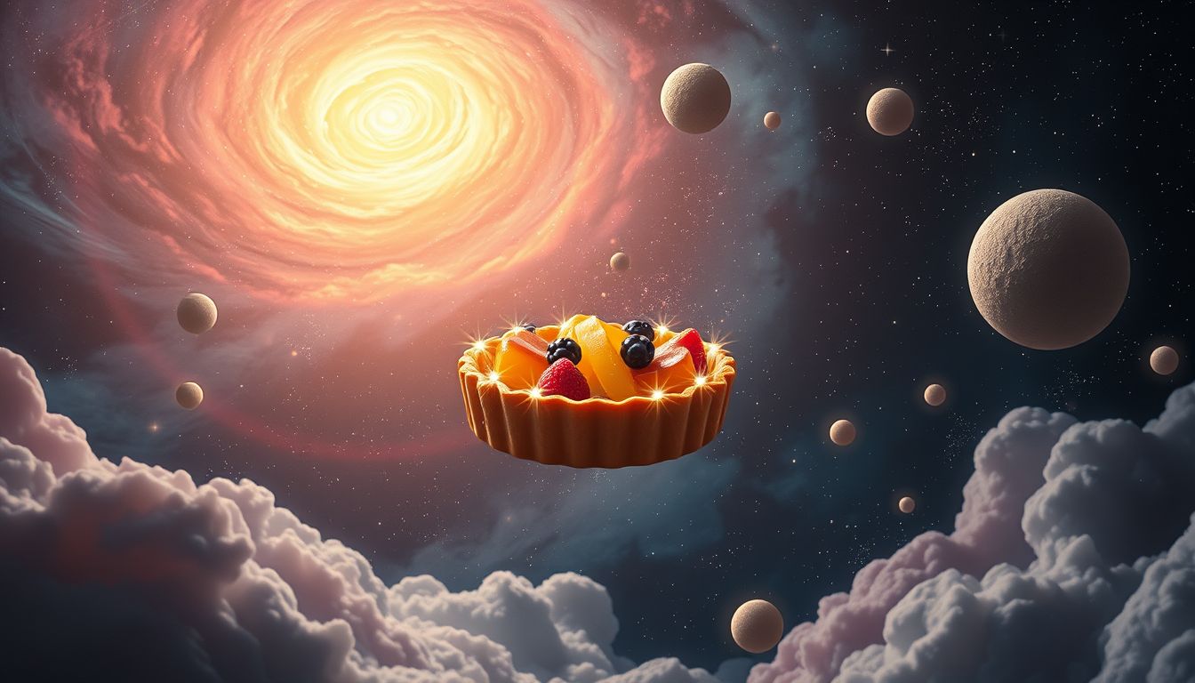 Das Finden einer Obsttorte symbolisiert unerwartete Freude und Überraschungen.