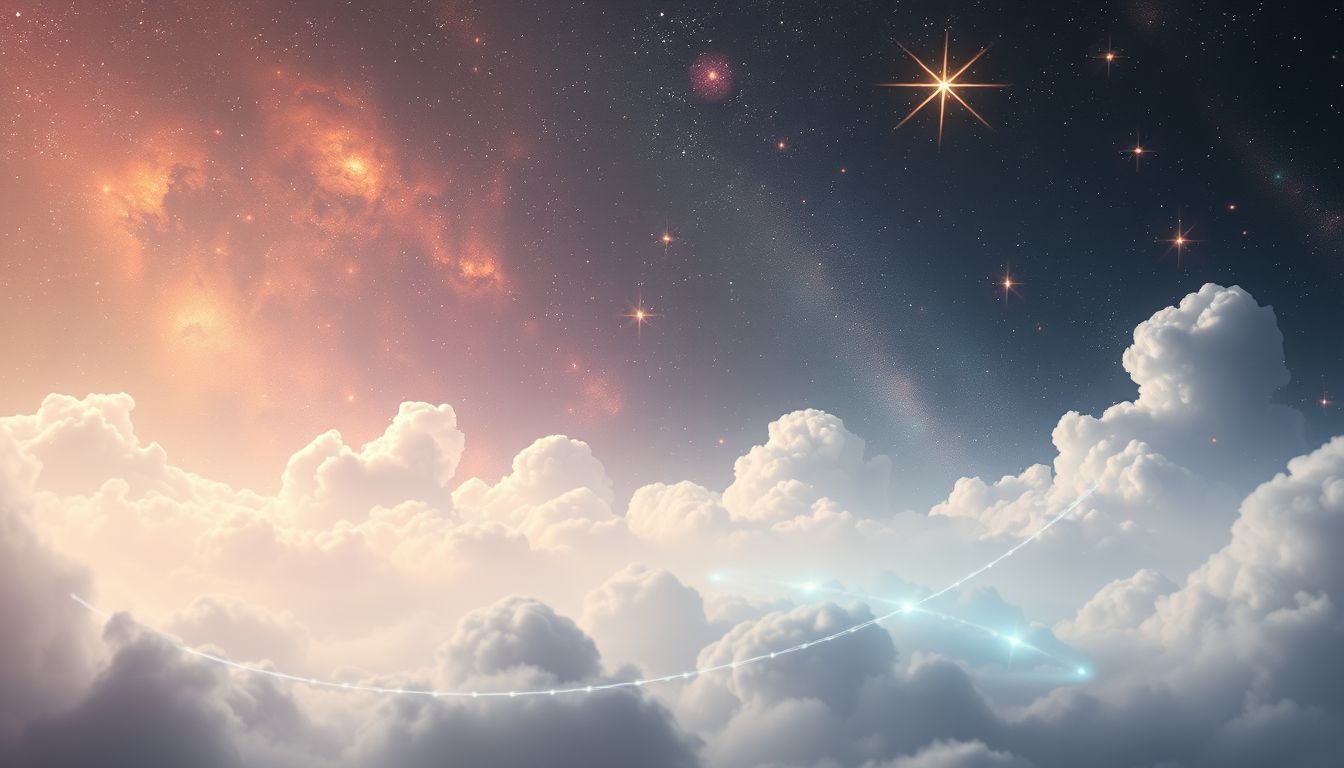 Dichte Wolken im Traum symbolisieren oft innere Blockaden und Zweifel.