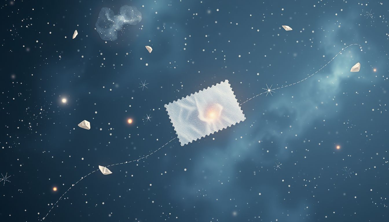 Ein Briefmarken-Traum ohne Kleben symbolisiert unerfüllte Kommunikationswünsche.