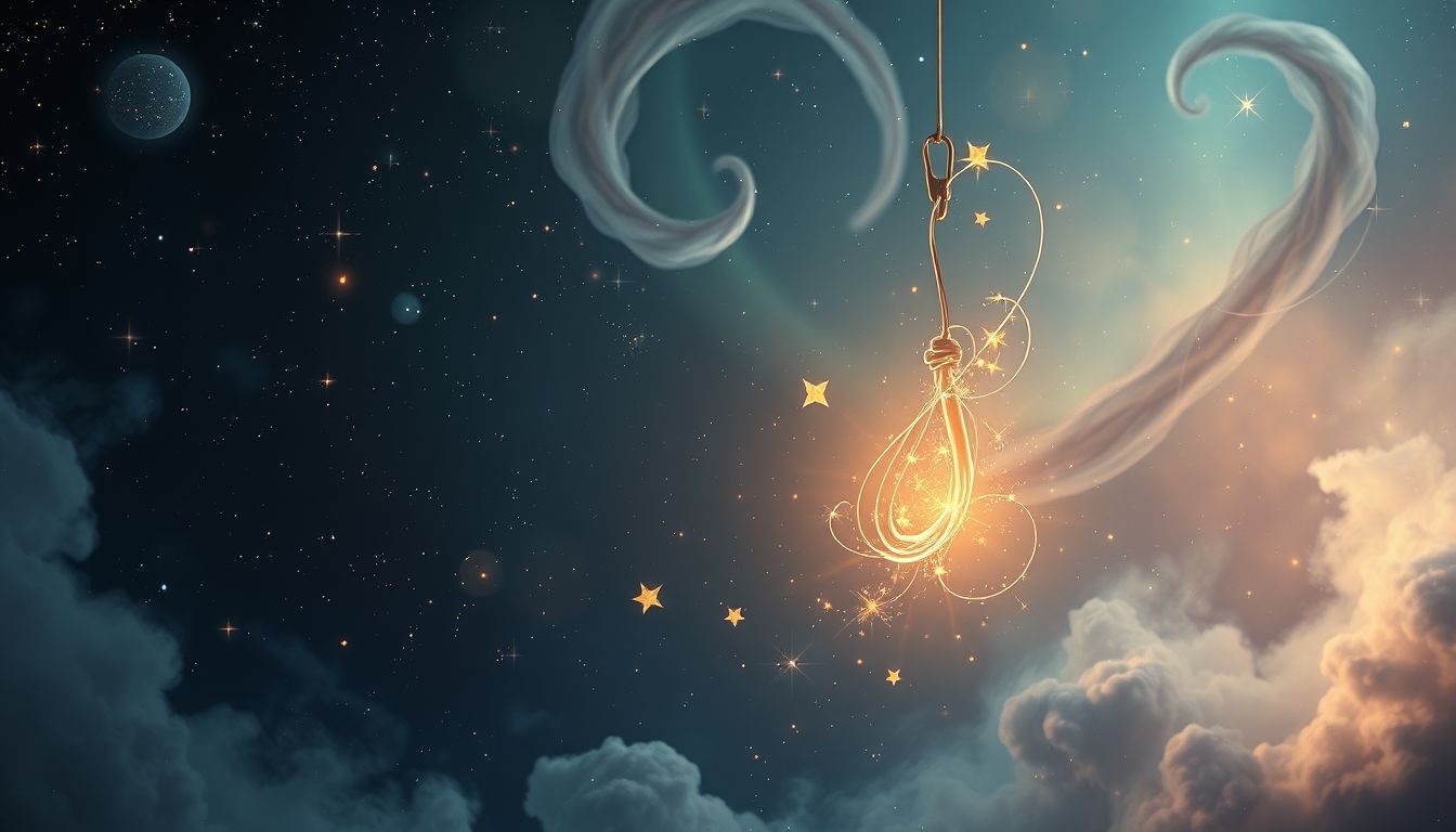 Das Reparieren eines Angelhakens symbolisiert Hoffnung und Neuanfang im Traum.