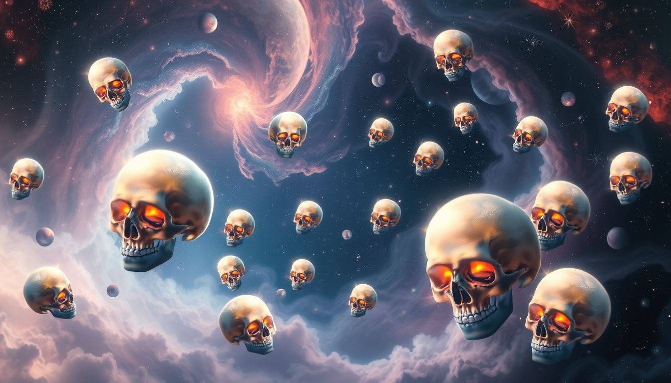 Das Träumen von vielen Schädeln symbolisiert oft Angst vor Verlust.