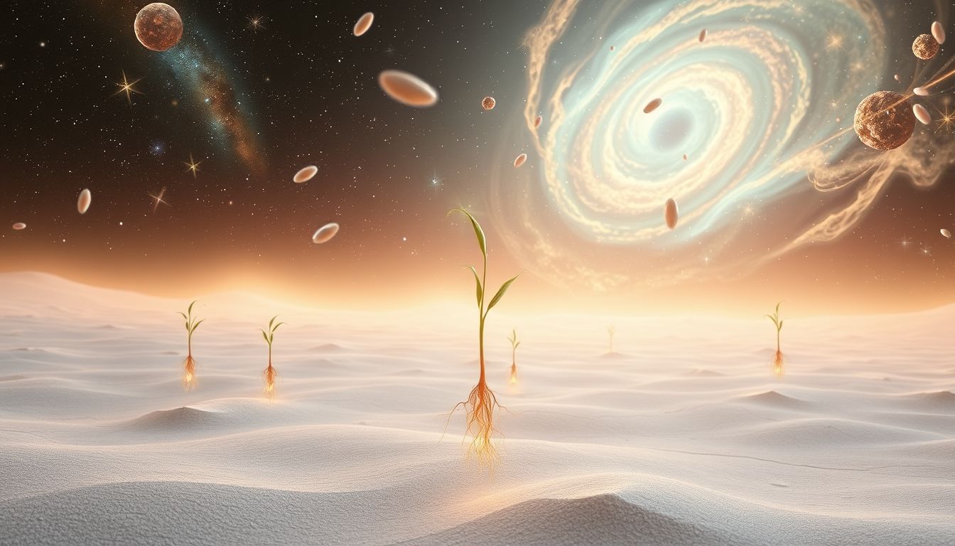 Das Ödland symbolisiert im Traum oft Neubeginn und innere Reinigung.