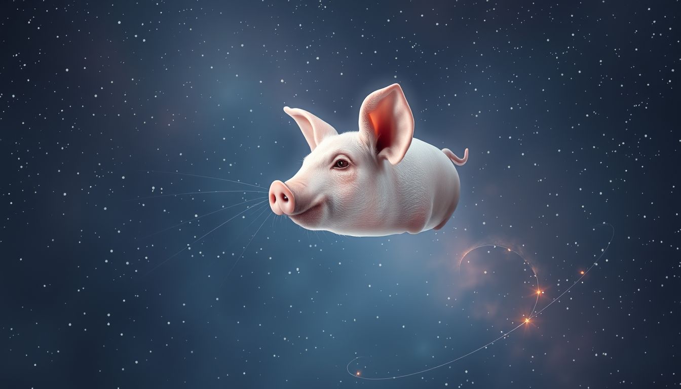 Im Traum mit Schweineohr sprechen symbolisiert verborgene Weisheit entdecken.