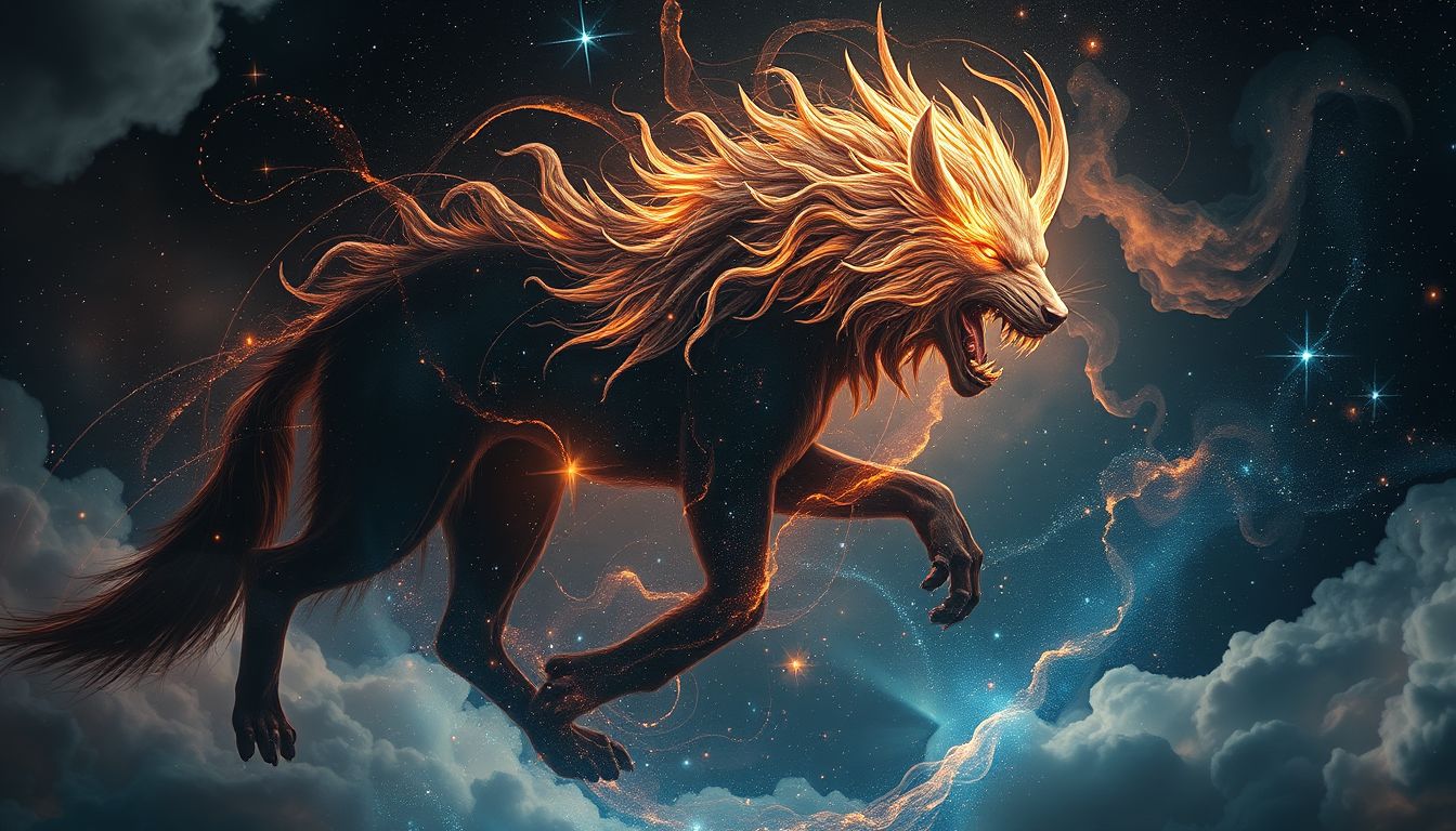 Das Tier im Traum symbolisiert verborgene, unkontrollierte menschliche Triebe.