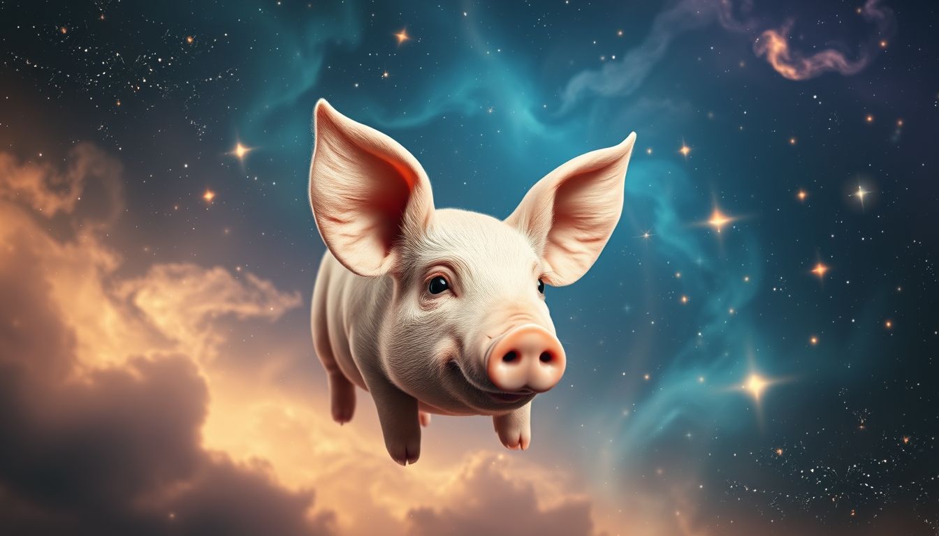 Große Schweineohren im Traum symbolisieren Aufmerksamkeit und Sensibilität.