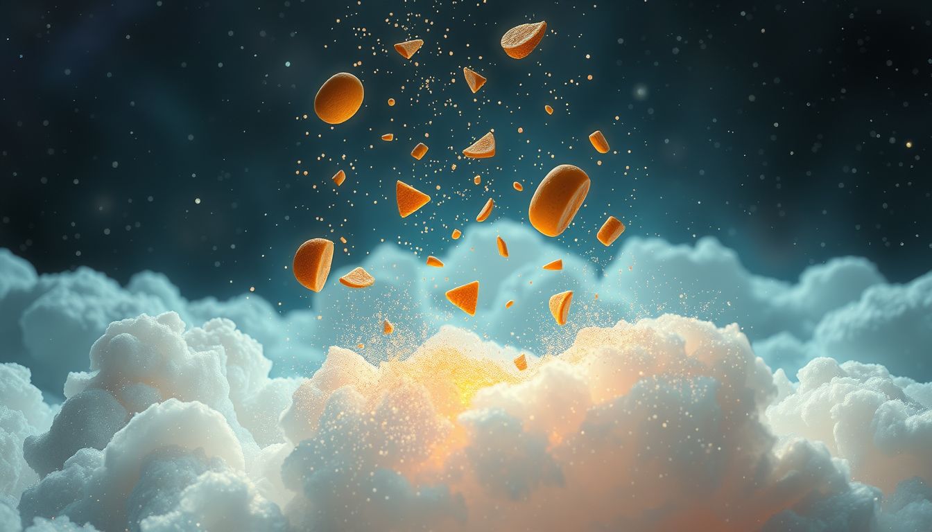 Träume vom Essen-Schmeißen symbolisieren oft innere Konflikte.