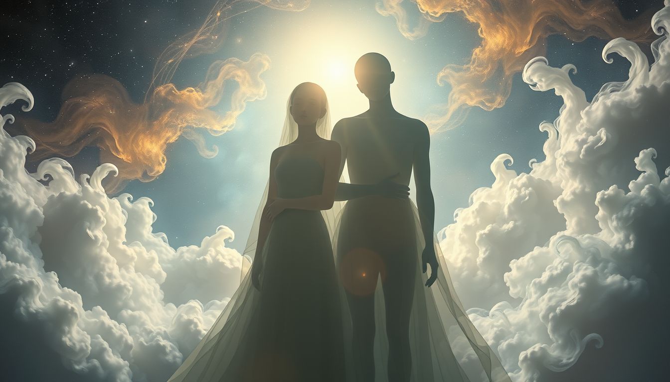 Im Lee einer Person stehen symbolisiert Schutz und emotionale Geborgenheit.