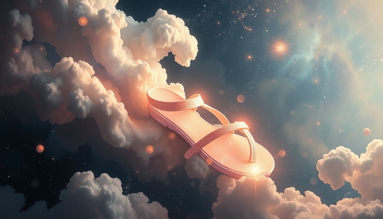 Sandalen kaufen symbolisiert im Traum neue Wege und Freiheit.