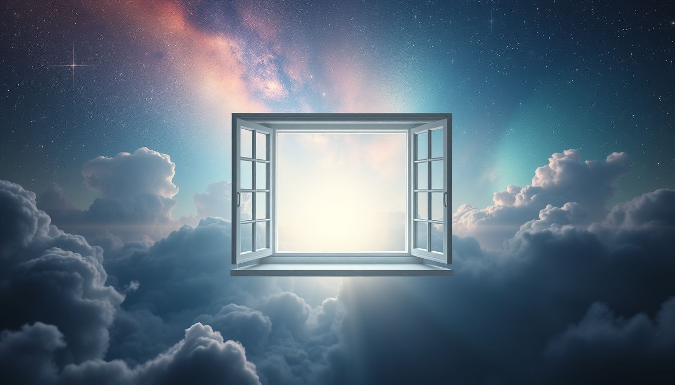 Ein leerer Erker symbolisiert innere Leere und neue Möglichkeiten.