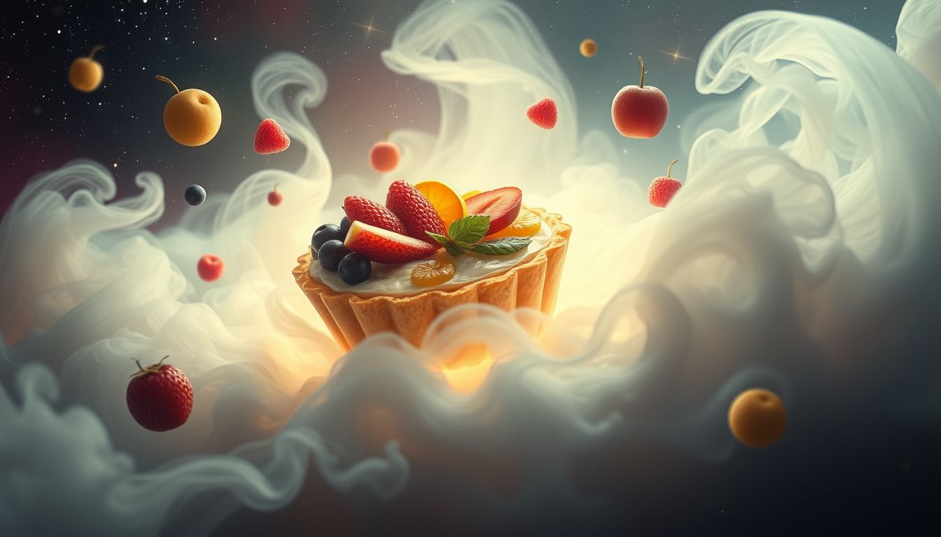 Der Kauf einer Obsttorte symbolisiert Freude und bevorstehendes Glück.