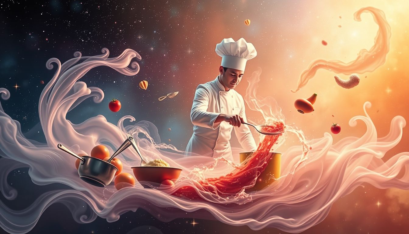 Einen Küchenchef kochen sehen symbolisiert kreative Selbstentfaltung im Traum.