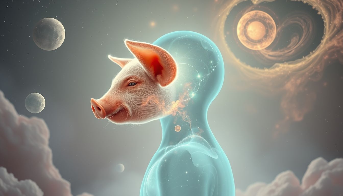 Der 7. Traum symbolisiert unerwartete persönliche Veränderungen durch Schweineohr.