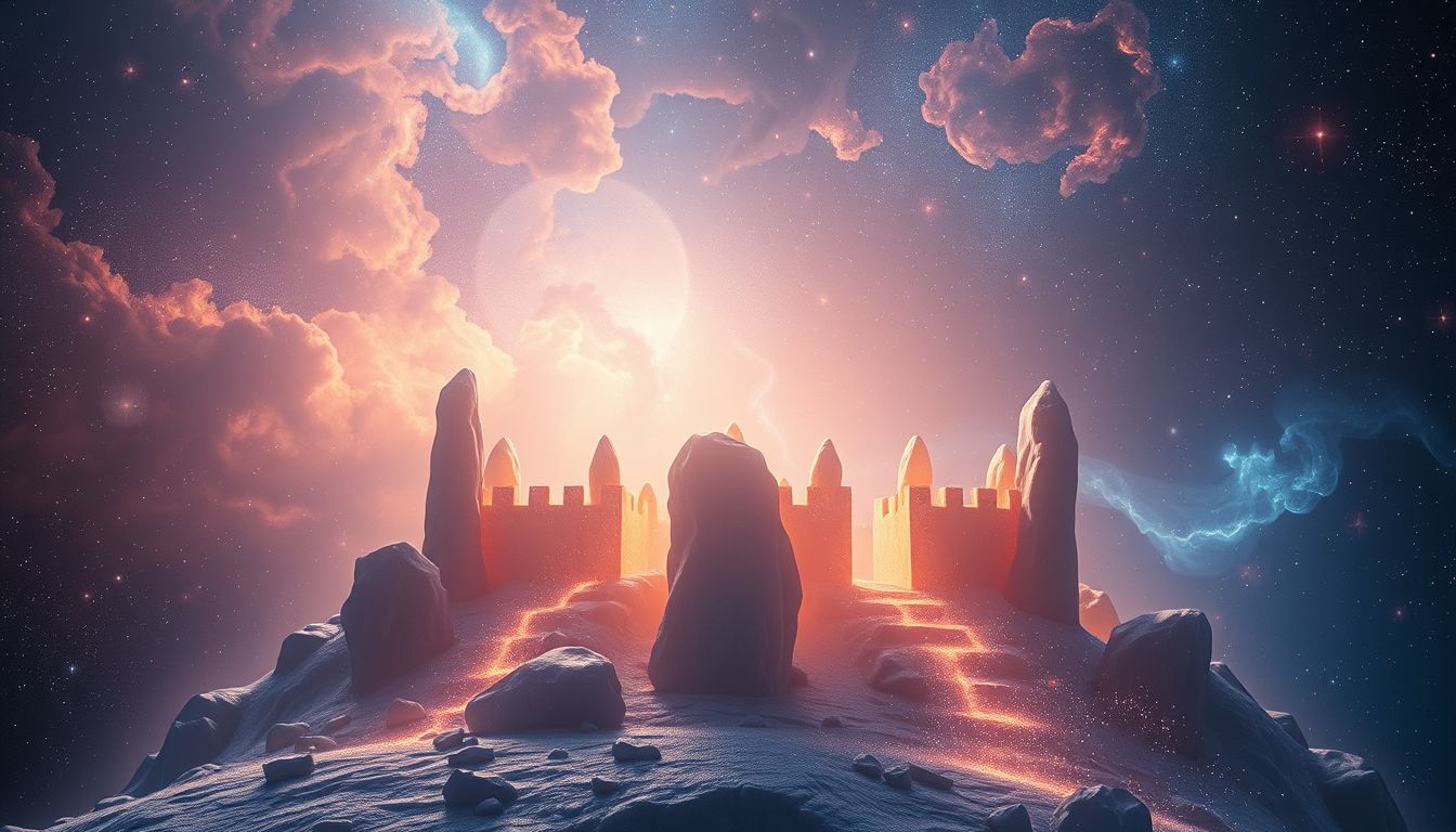 Das Bauen einer Burg im Traum symbolisiert Selbstschutz und Sicherheit.