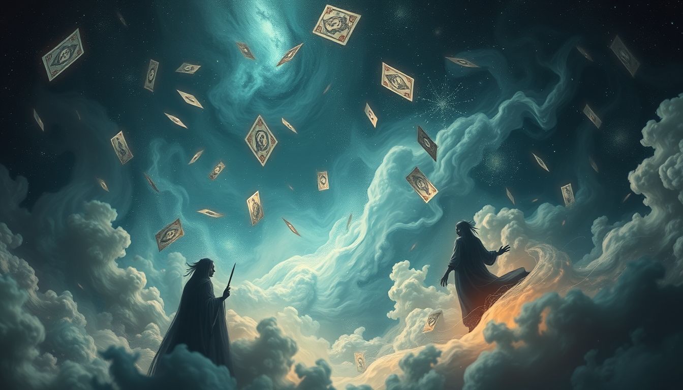 Angst vor Karten symbolisiert Unsicherheit über zukünftige Entscheidungen im Traum.