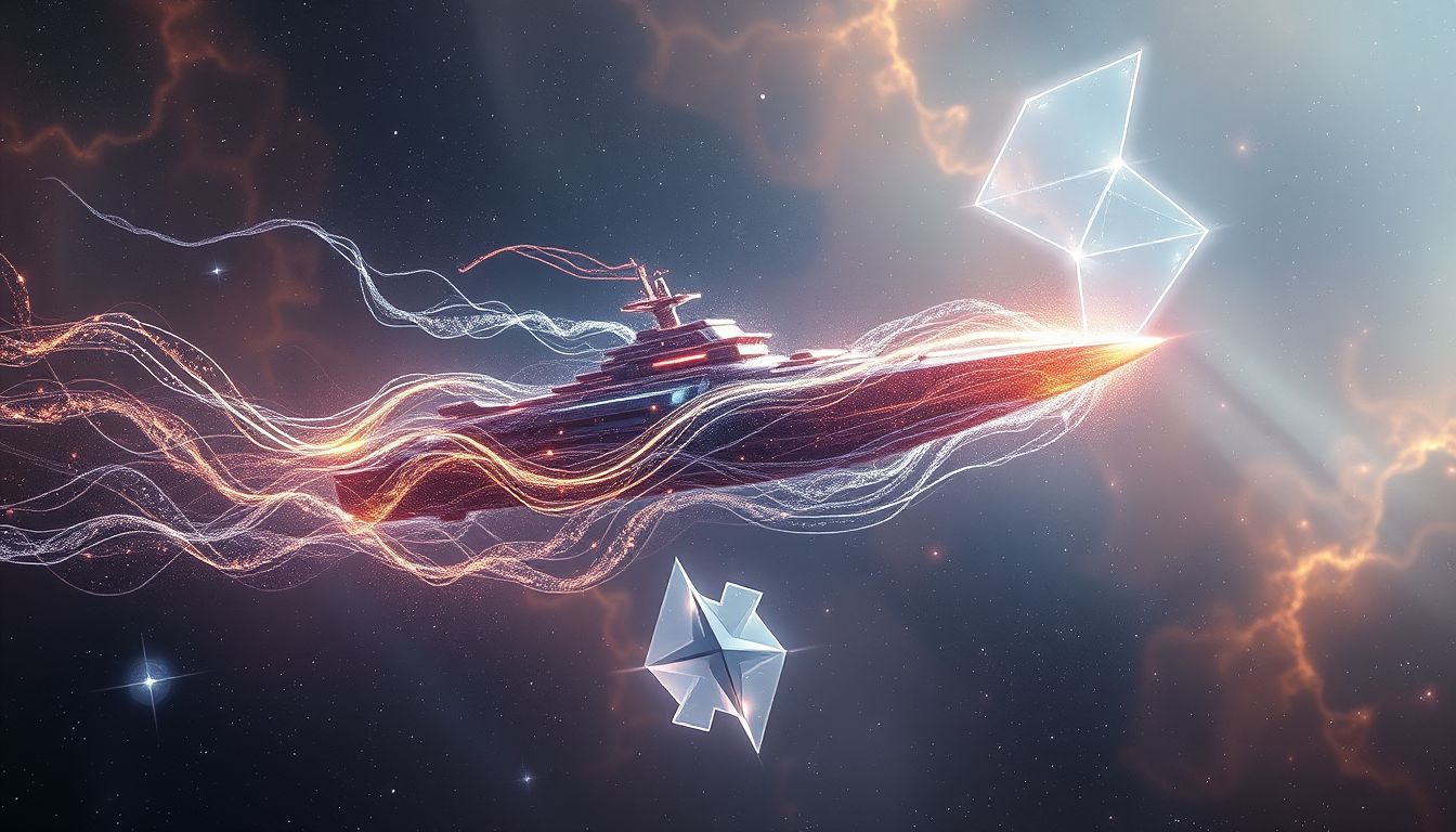 Ein Linienschiff symbolisiert Kampfbereitschaft und innere Verteidigung.