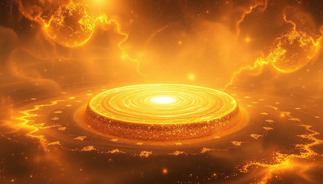 Ein Tümpel voller Gold symbolisiert inneren Reichtum und Selbstwertgefühl.