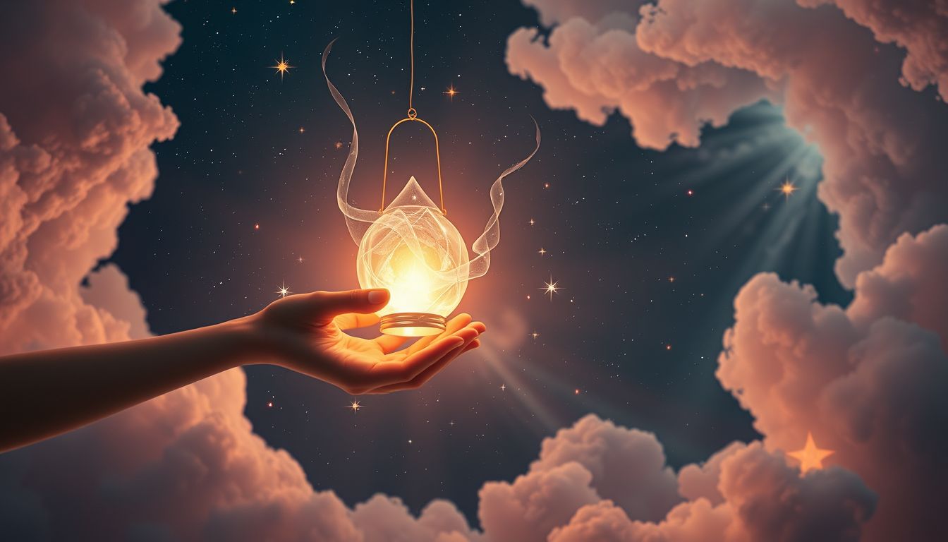 Eine Blendlaterne verschenken symbolisiert die Weitergabe von Orientierung und Hilfe.