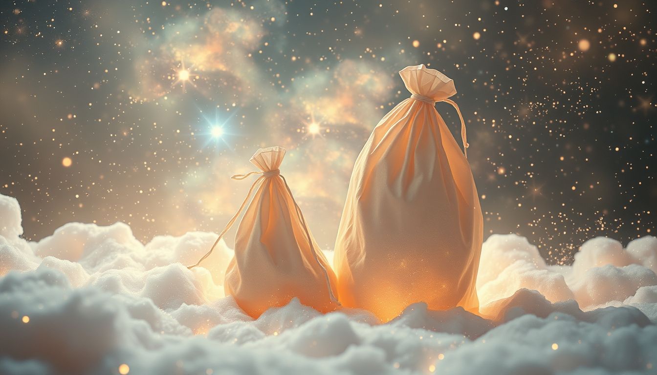 Einen Sack verlieren symbolisiert oft Verlust von Kontrolle oder Chancen.