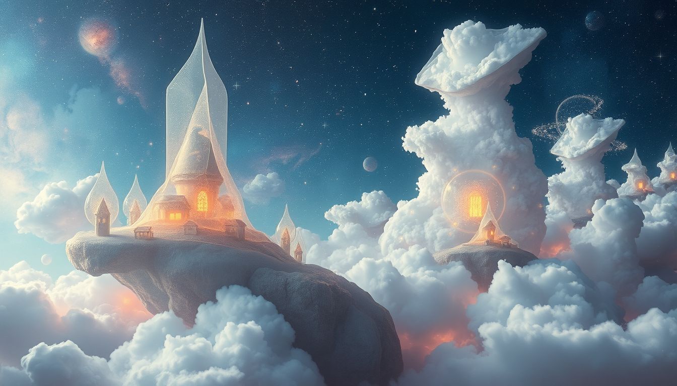 Träume von Siedlungen spiegeln oft innere Gemeinschaft und Sicherheit wider.