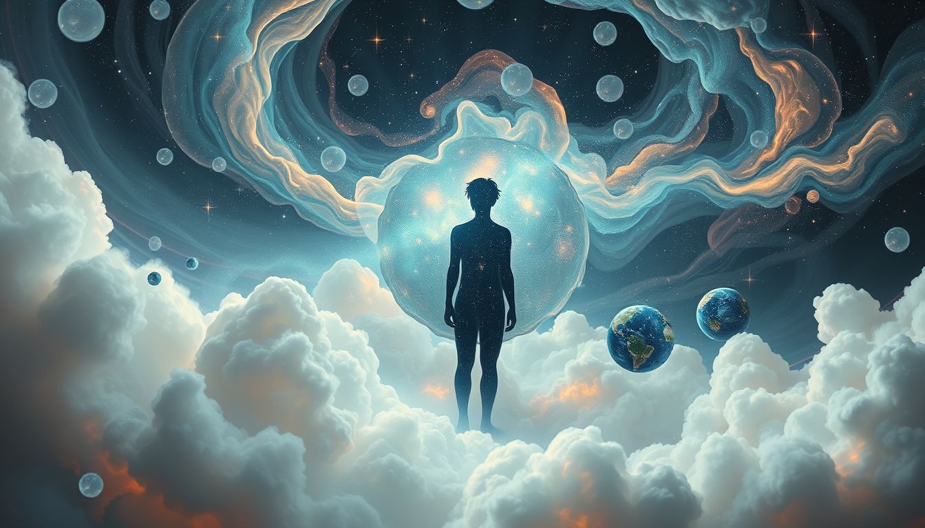 Gefangen in Gedanken symbolisiert oft innere Zweifel und Selbstbeschränkung.