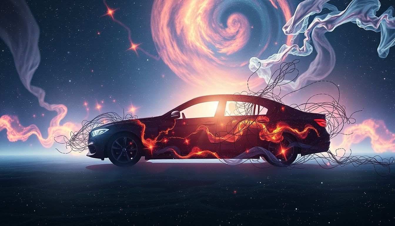 Karambolage im Auto symbolisiert oft innere Konflikte und Selbstsabotage.