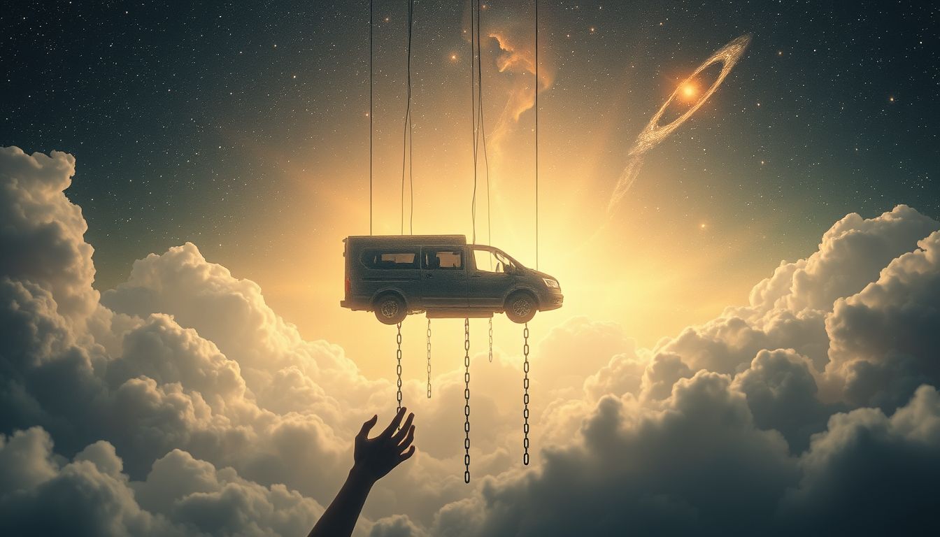 Das Abschleppen im Traum symbolisiert oft Abhängigkeit und Kontrollverlust.