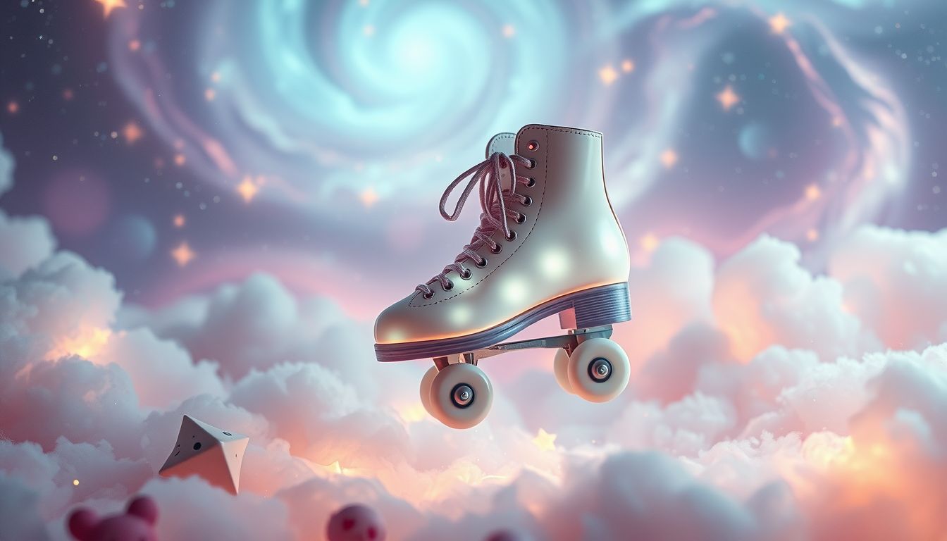 Rollschuhe wecken nostalgische Kindheitserinnerungen und Lebensfreude.