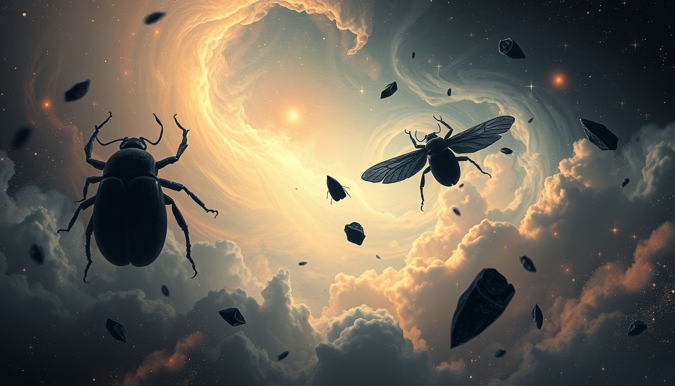 Rosskäfer symbolisieren oft ungelöste Probleme und bevorstehendes Unglück.