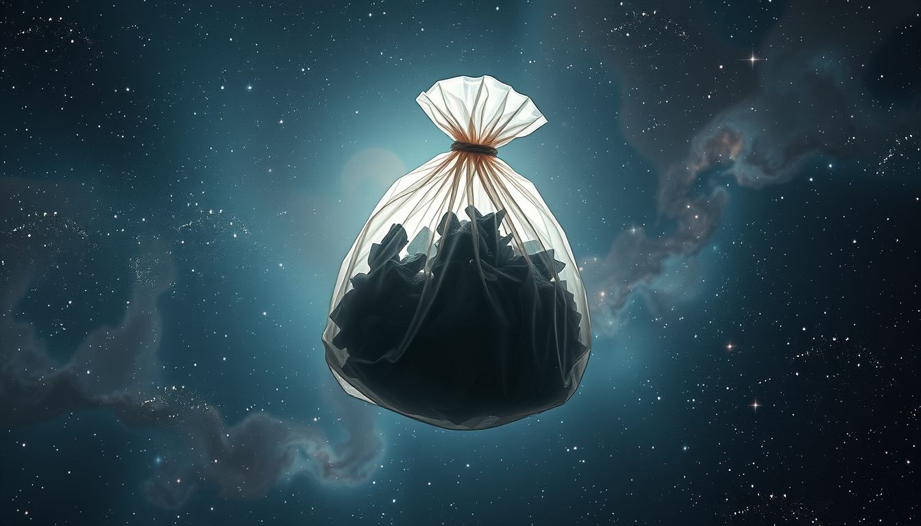 Ein Sack voller Müll im Traum symbolisiert emotionale Belastung und Ballast.