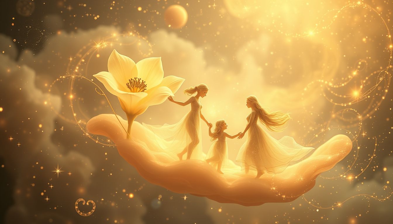 Schlüsselblumen symbolisieren familiären Zusammenhalt und gegenseitige Unterstützung.