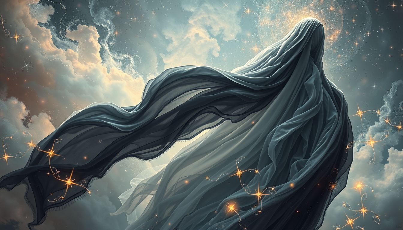 Trauerkleidung im Traum symbolisiert oft innere Transformation und Loslassen.