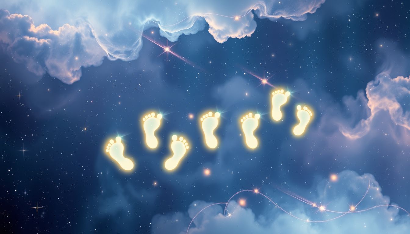 Träume von Fußabdrücken symbolisieren oft den Weg der Kreativität.