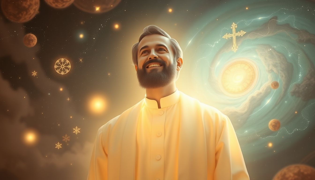 Ein lächelnder Pastor im Traum symbolisiert Trost und Führung.