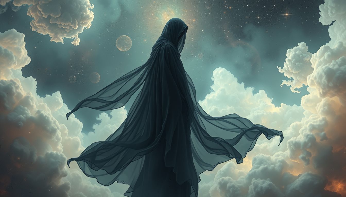 Sich selbst in Trauerkleidung zu sehen symbolisiert innere Veränderung.