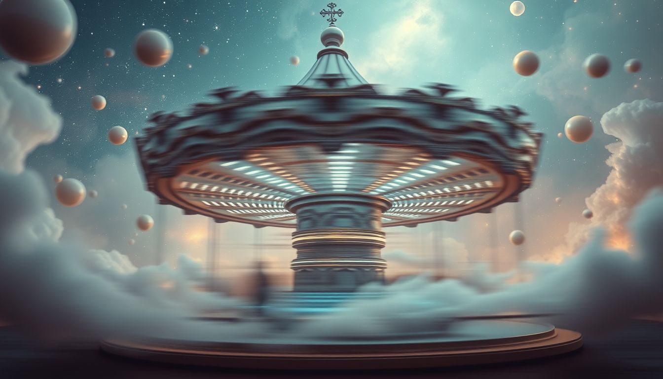 Das Karussell symbolisiert Veränderung und zyklische Lebenserfahrungen im Traum.