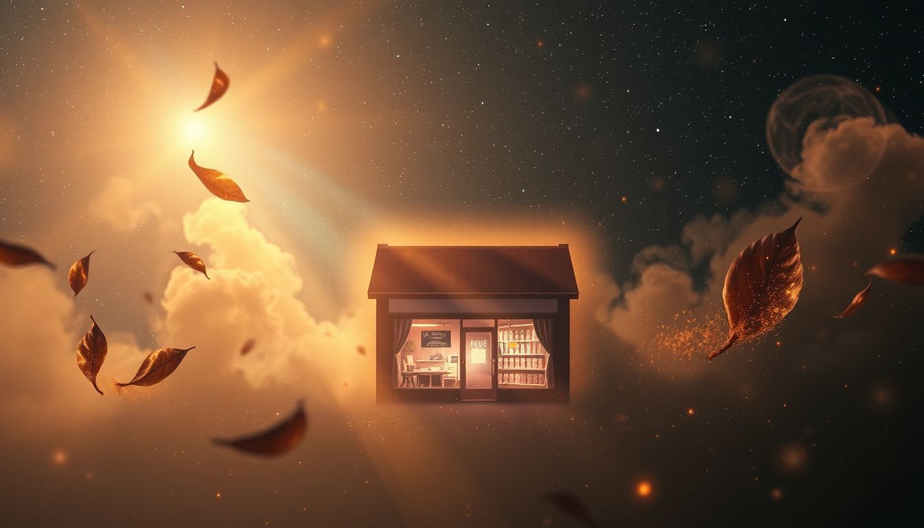 Ein geschlossener Tabakladen symbolisiert verpasste Gelegenheiten im Traum.