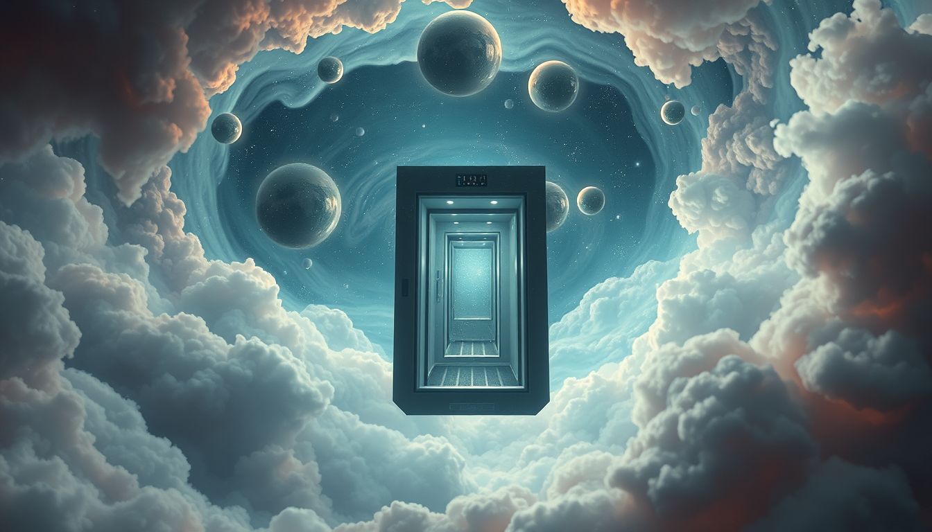 Im Aufzug symbolisiert Traum 14 oft Aufstieg oder Stillstand.