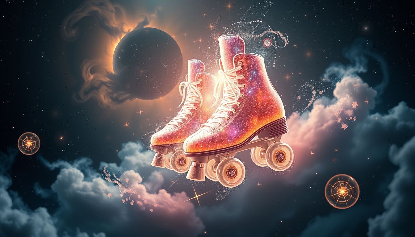 Neue Rollschuhe symbolisieren oft frischen Lebensmut und Fortschritt.