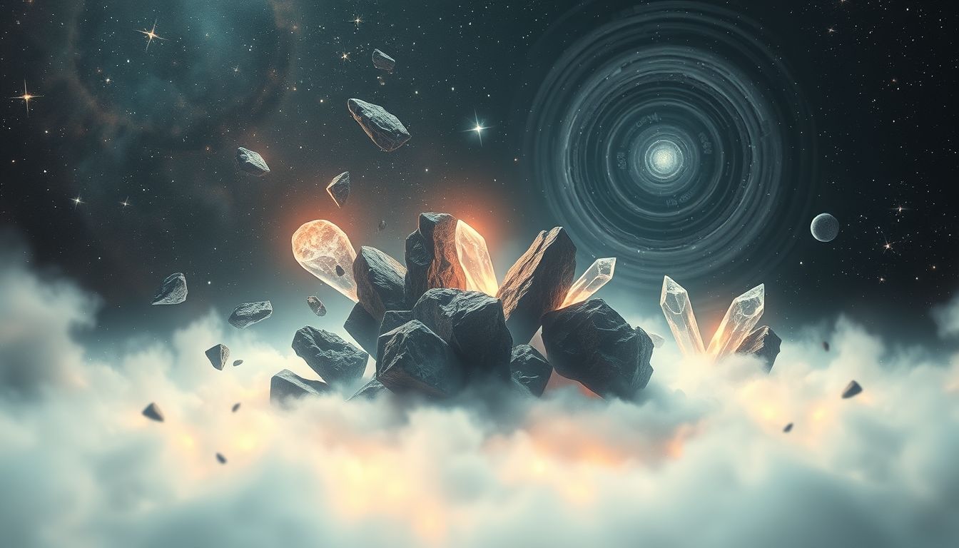 Ein Einsturz im Bergwerk symbolisiert plötzliche Lebenskrisen und Ängste.