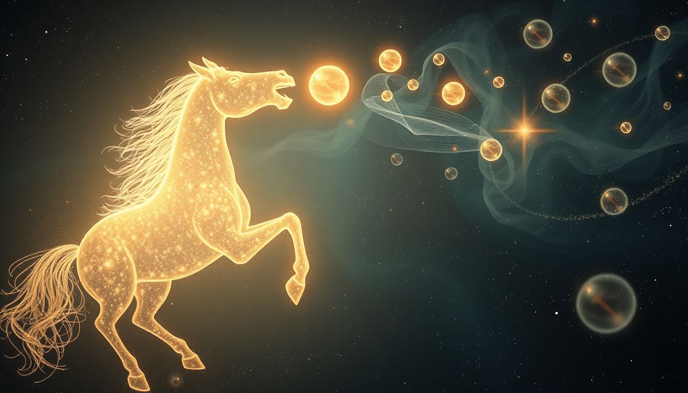 Ein ständig hungriges Pferd symbolisiert unerfüllte Bedürfnisse im Leben.