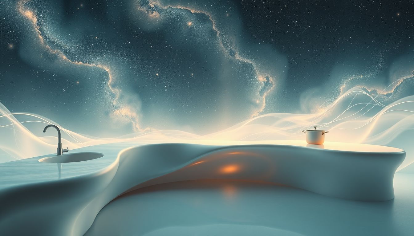 Eine neue Küche symbolisiert kreative Veränderungen und frischen Lebensstil.