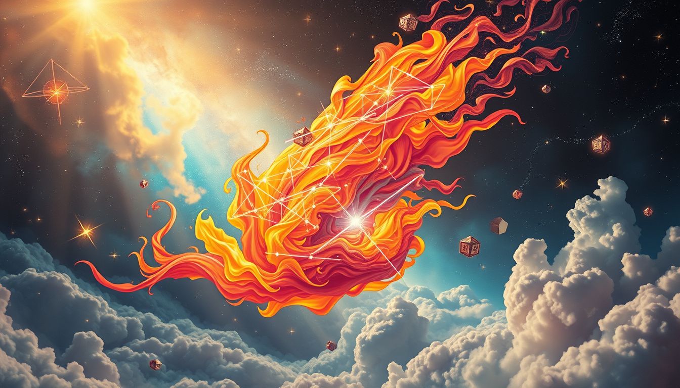 Ein brennendes Haus im Traum symbolisiert innere Konflikte und Wandel.